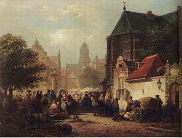 unknow artist European city landscape, street landsacpe, construction, frontstore, building and architecture. 094 Germany oil painting art